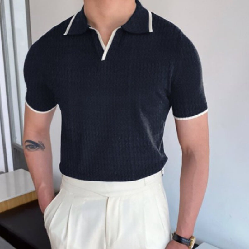 ThorneTailor™ | V Collar Polo Shirt