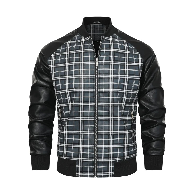 Langston Mesh Leather Jacket