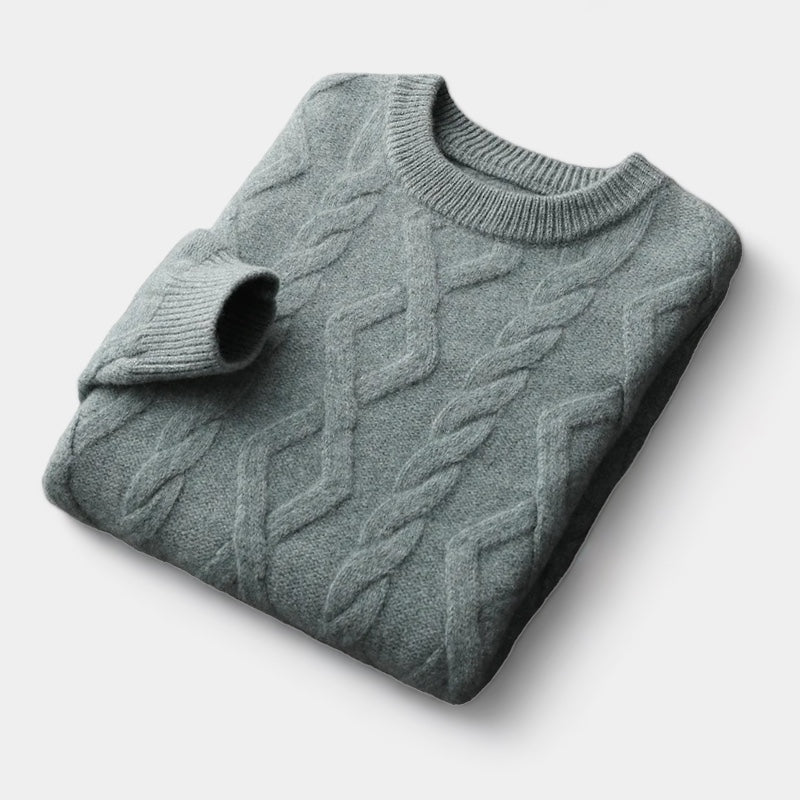 ThorneTailor™ | Merino Wool Padded Knitted Sweater