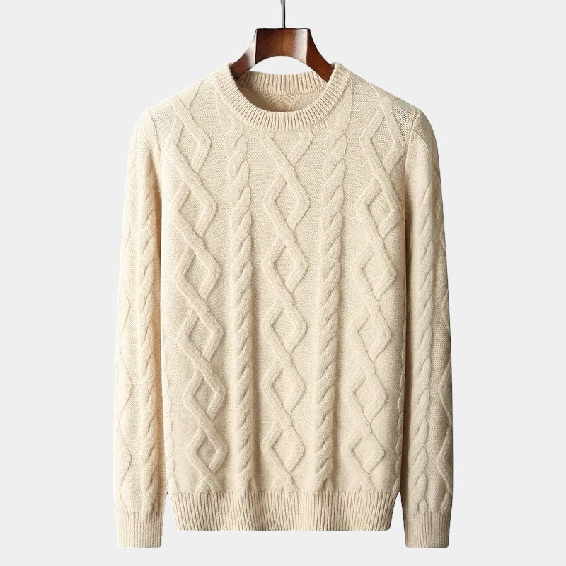 ThorneTailor™ | Merino Wool Padded Knitted Sweater