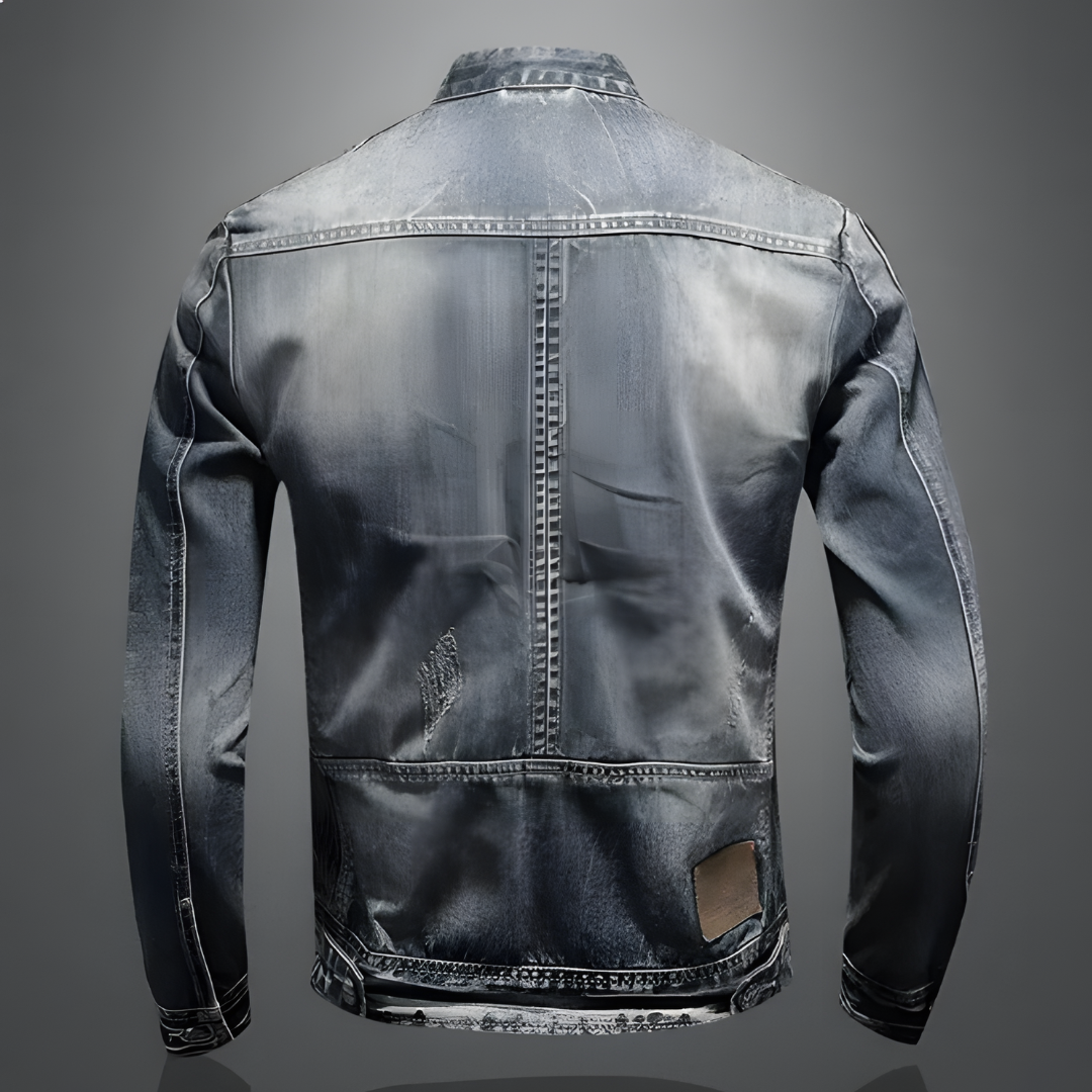 LESTER | ZIPPERED DENIM JACKET