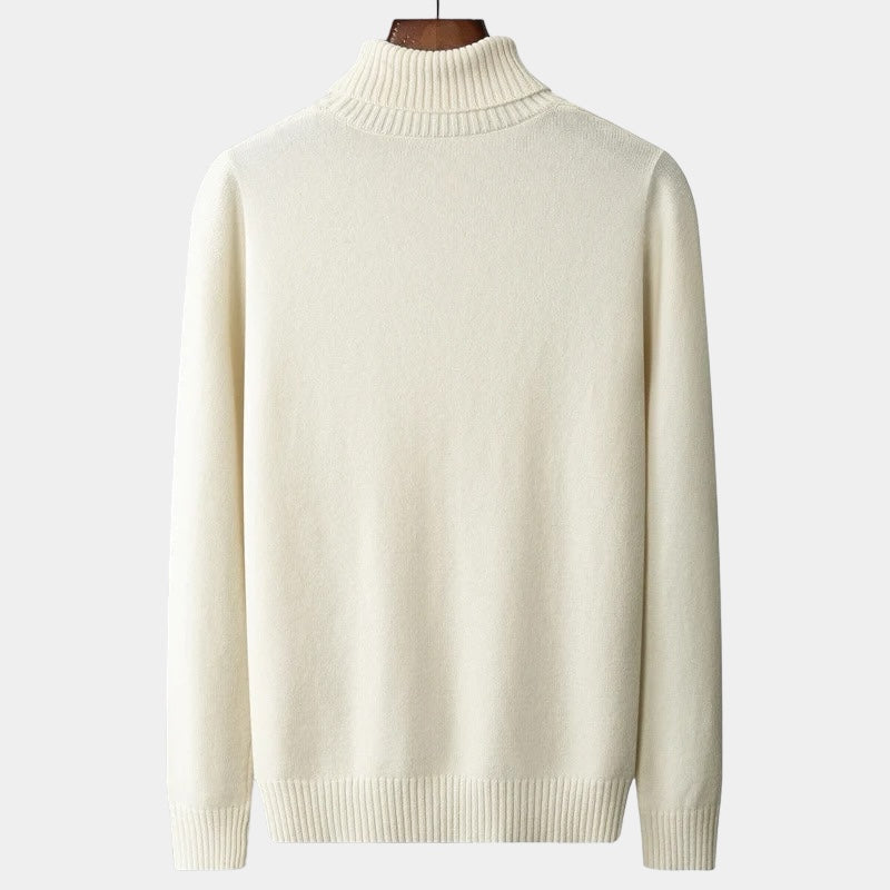 ThorneTailor™ | Merino Wool Knitted Turtleneck Sweater