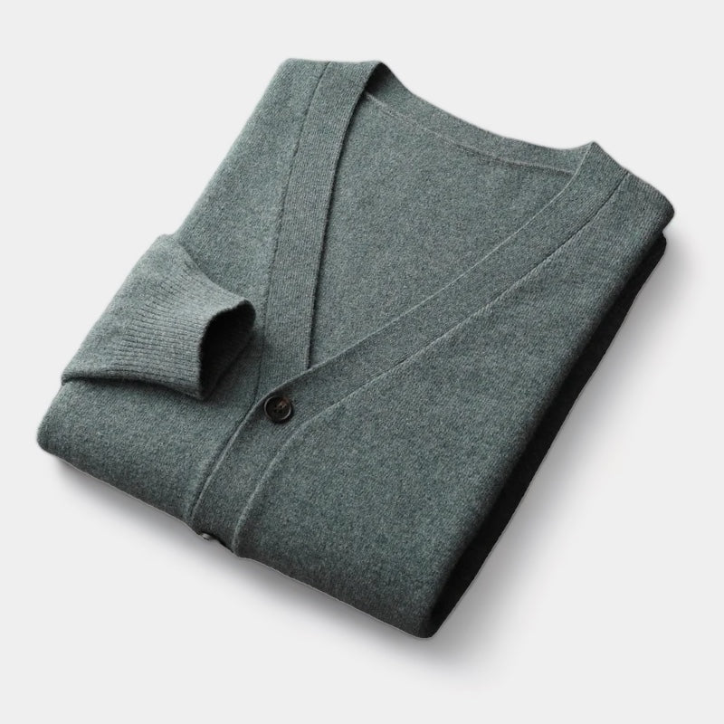 ThorneTailor™ | Merino Wool Cardigan Sweater