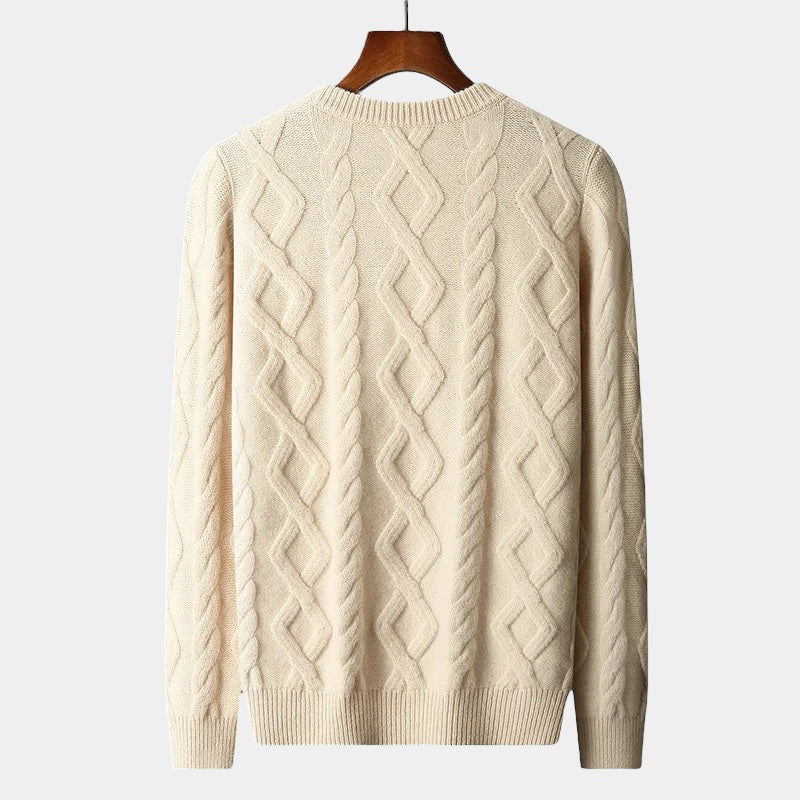 ThorneTailor™ | Merino Wool Padded Knitted Sweater