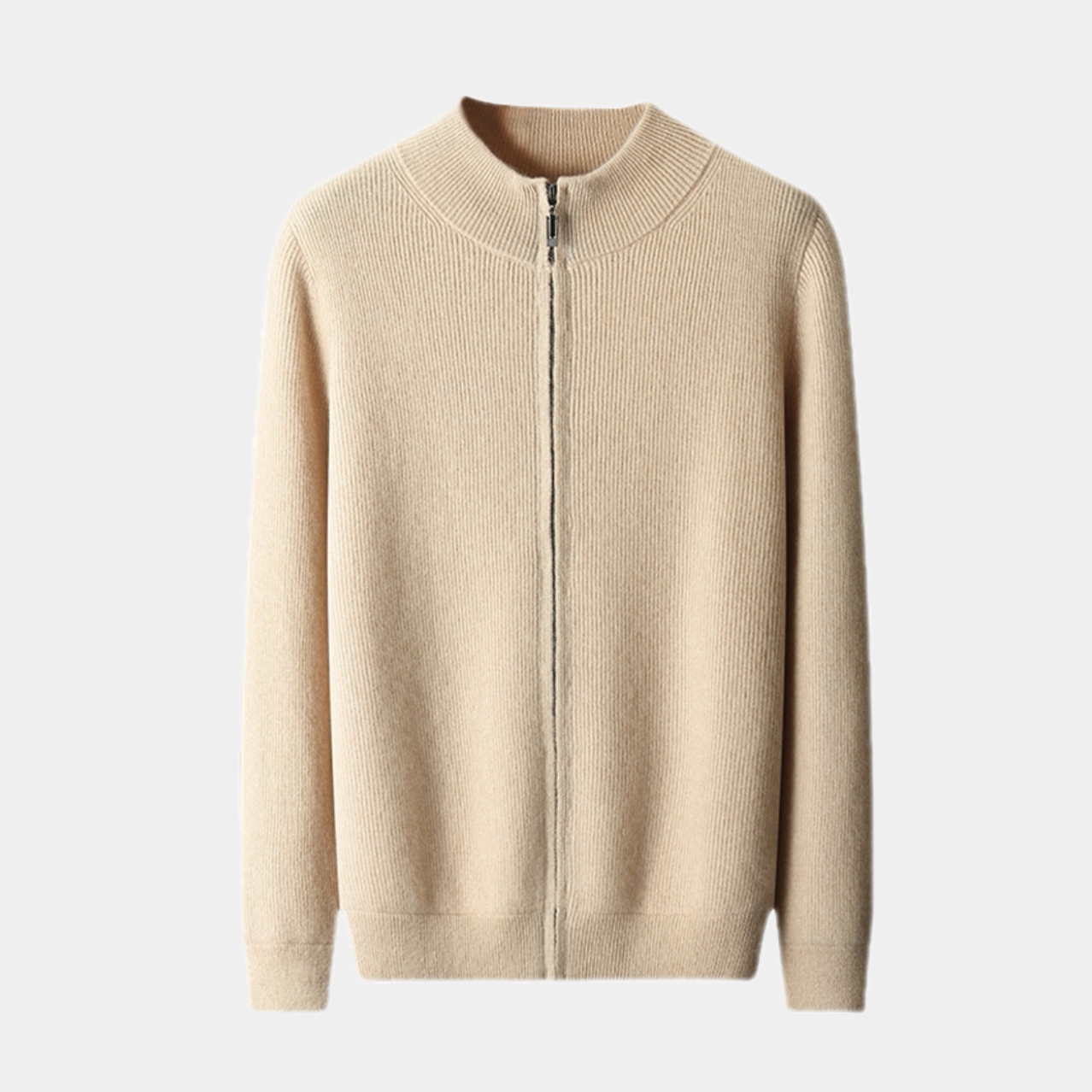 ThorneTailor™ | MERINO WOOL ZIP SWEATER