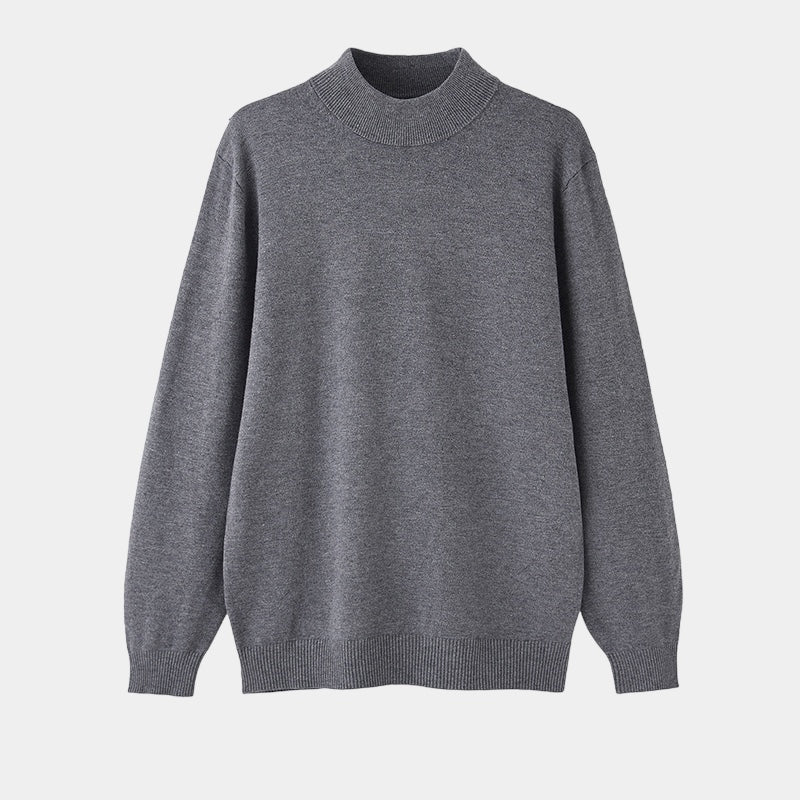 ThorneTailor™ | Merino Wool Half Turtleneck Sweater