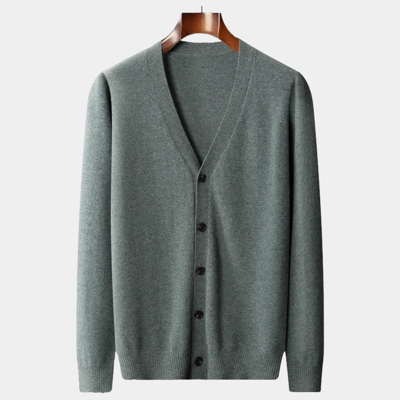 ThorneTailor™ | Merino Wool Cardigan Sweater