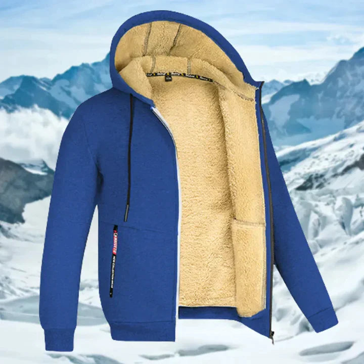 GILBERT -  WINTER JACKET WITH HOOD AND FLEECE