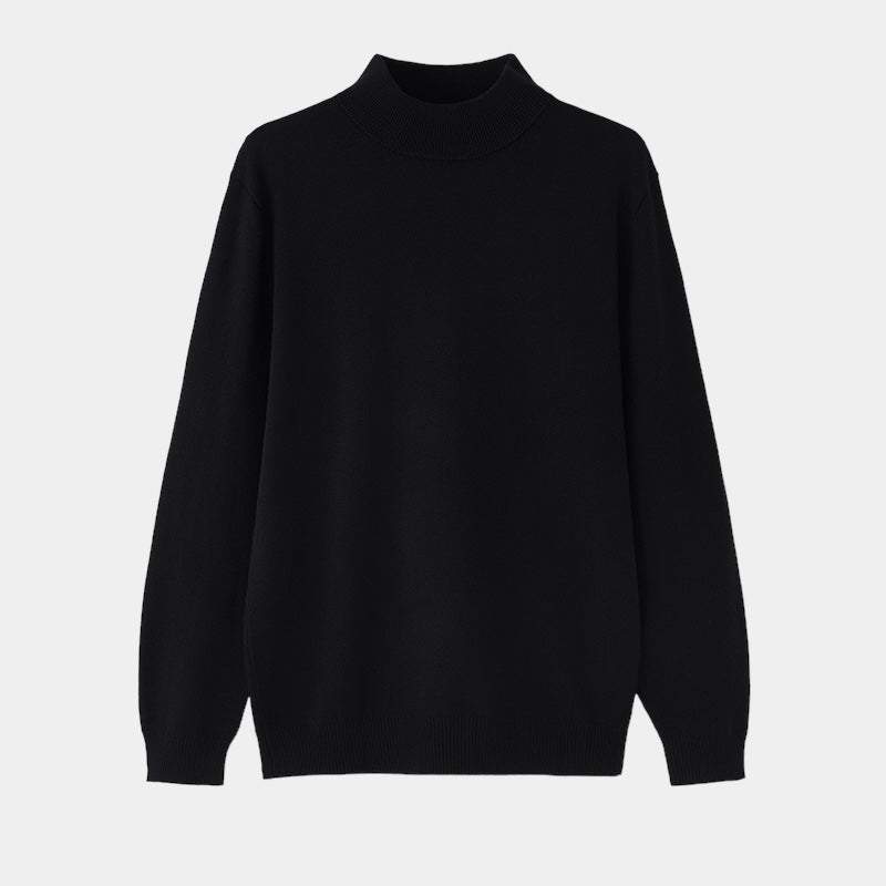 ThorneTailor™ | Merino Wool Half Turtleneck Sweater