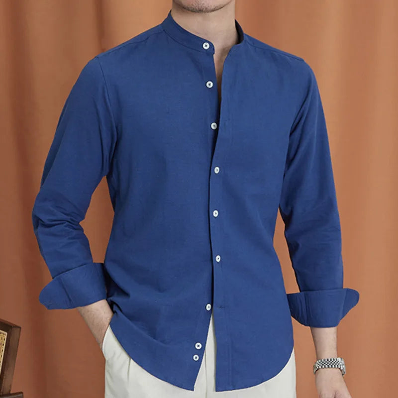 ThorneTailor™ | Mao Collar Shirt