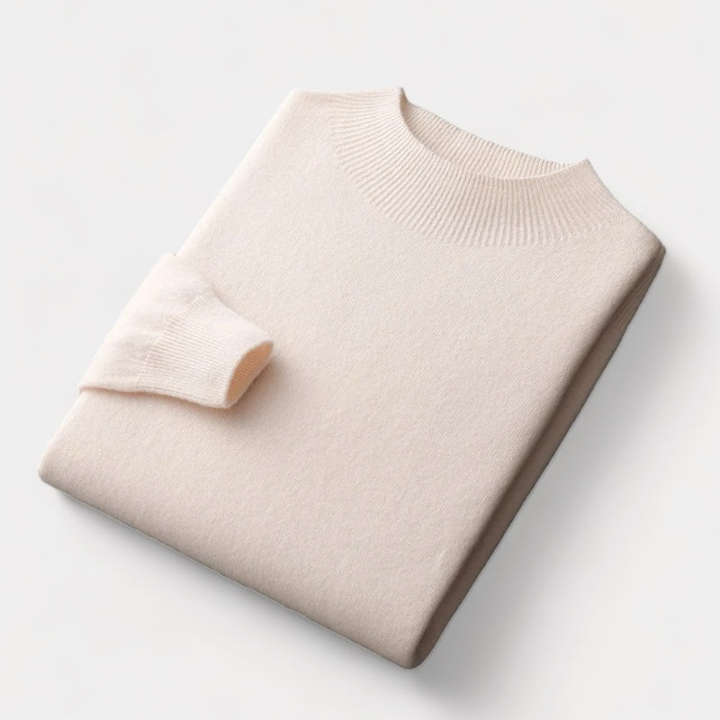 ThorneTailor™ | Merino Wool Half Turtleneck Sweater