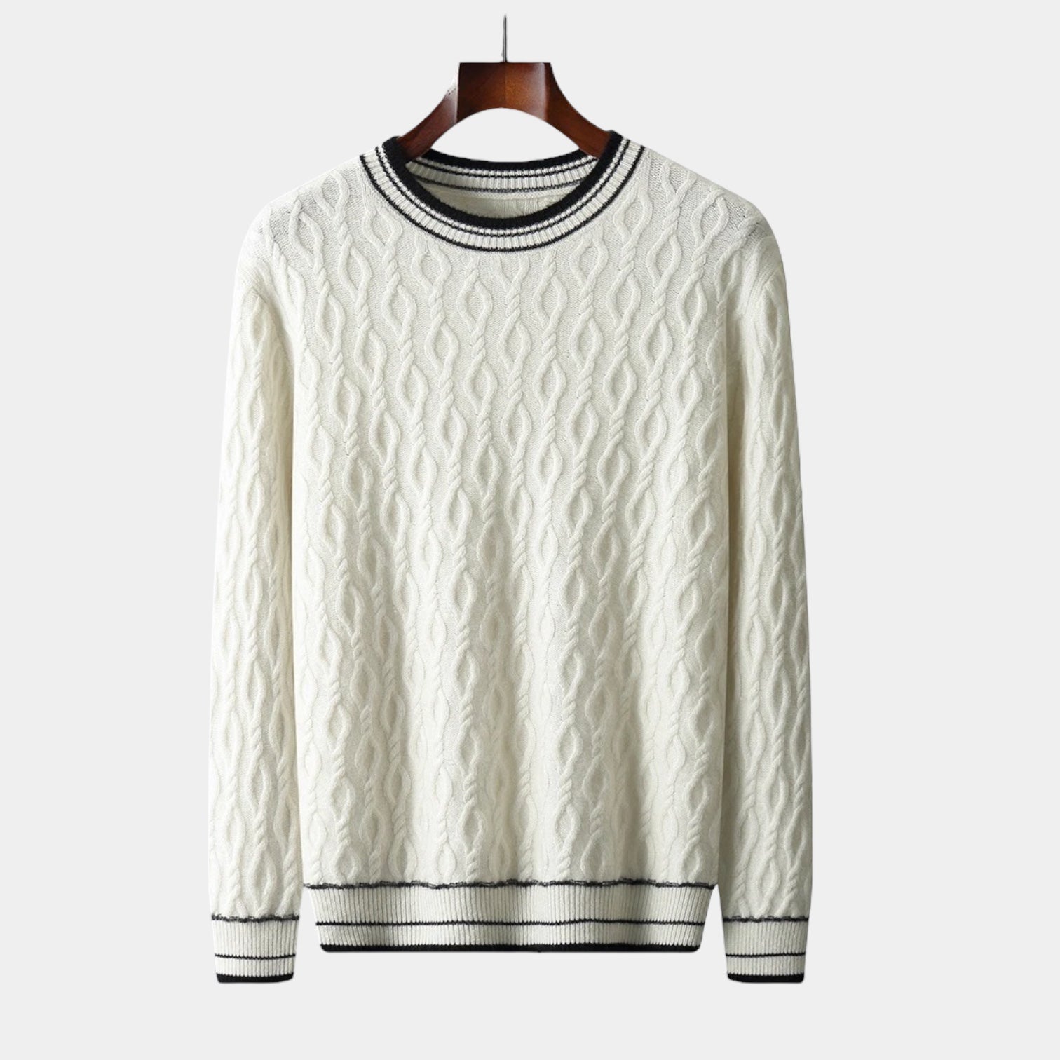 ThorneTailor™ | Merino Wool Round Neck Knitted Sweater