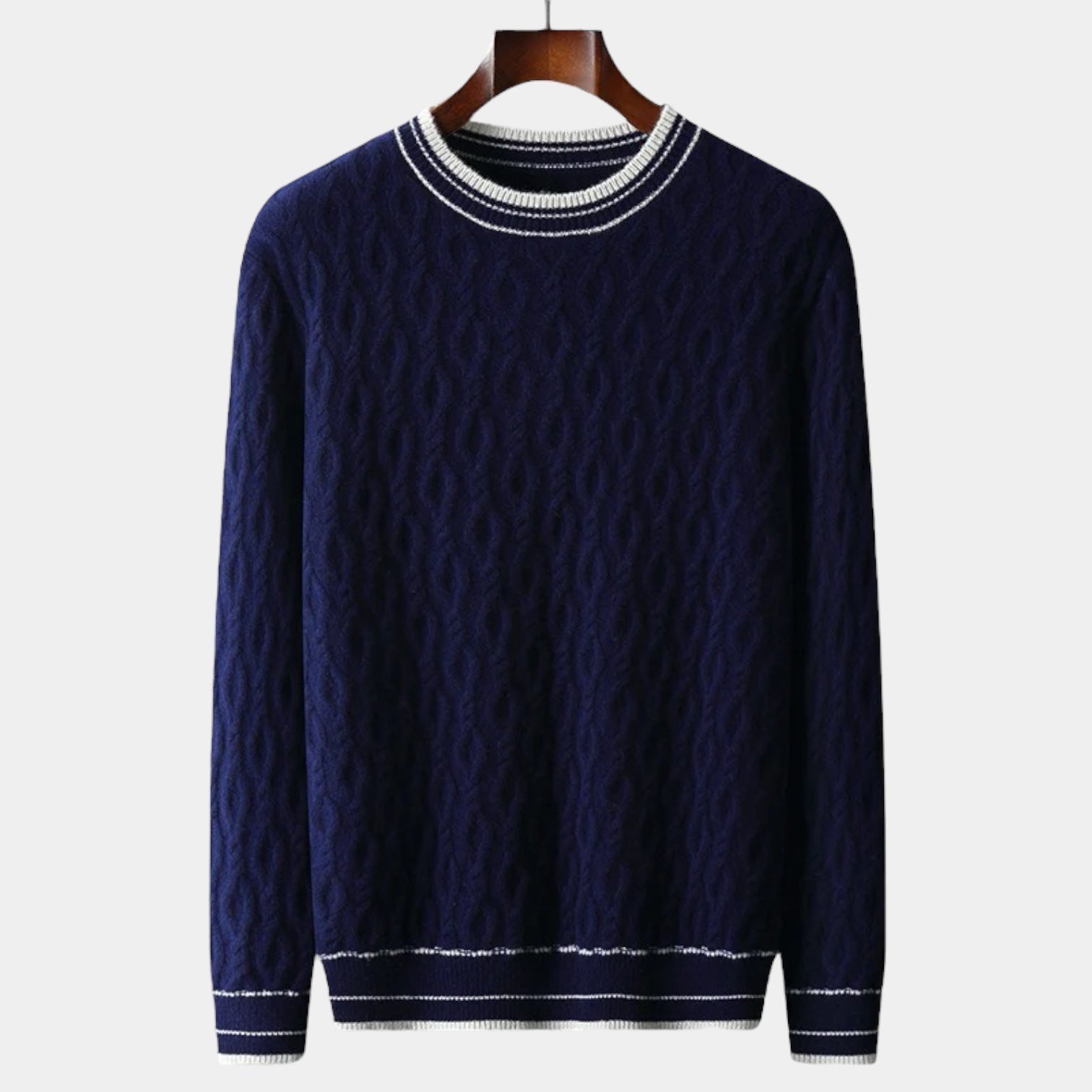 ThorneTailor™ | Merino Wool Round Neck Knitted Sweater