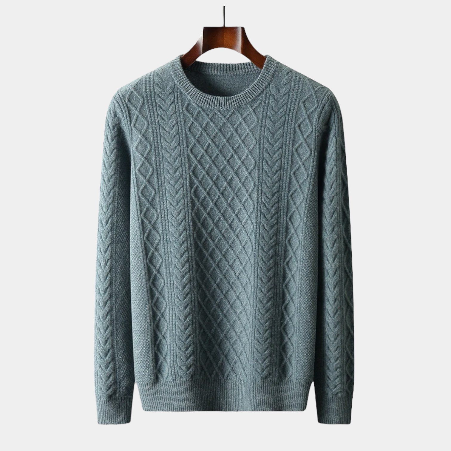 ThorneTailor™ | Merino Wool Jacquard Sweater