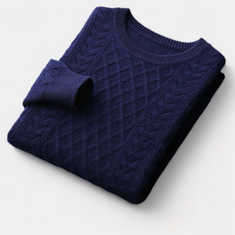 ThorneTailor™ | Merino Wool Jacquard Sweater