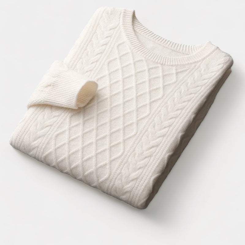 ThorneTailor™ | Merino Wool Jacquard Sweater