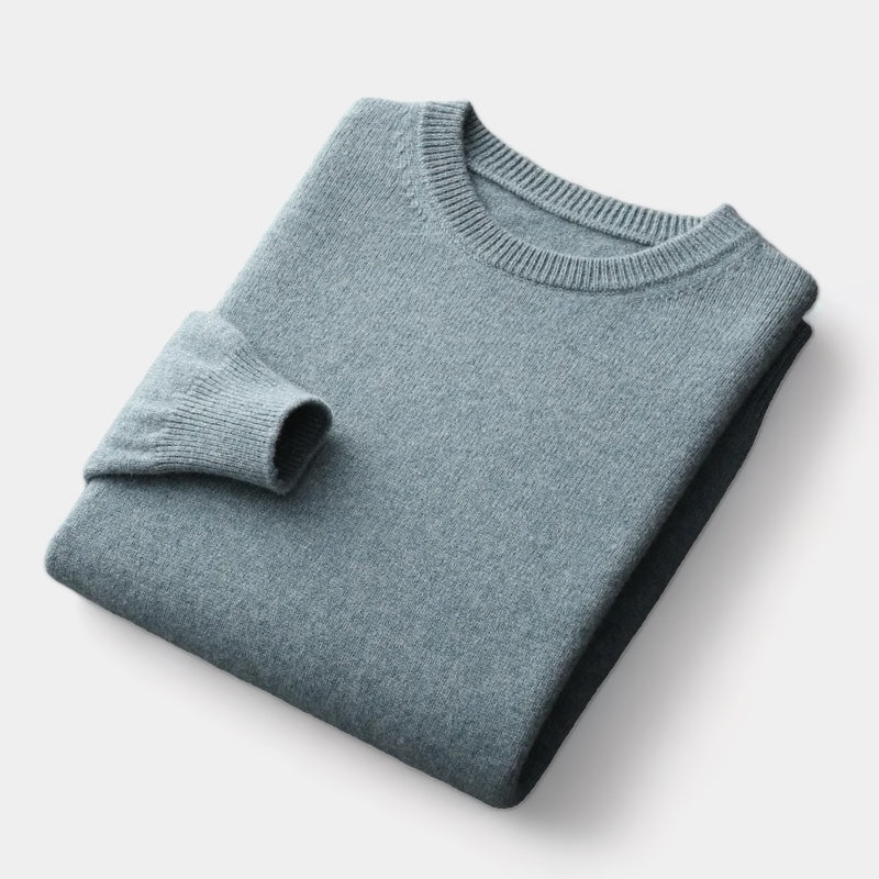 ThorneTailor™ | Merino Wool Round Collar Sweater