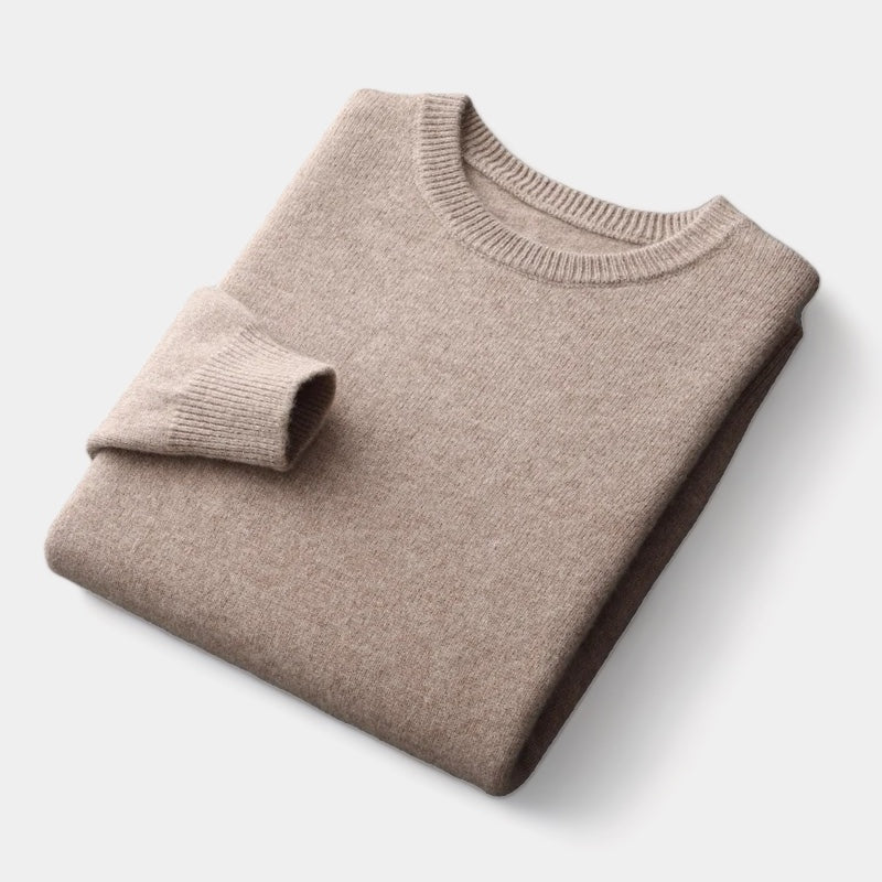 ThorneTailor™ | Merino Wool Round Collar Sweater