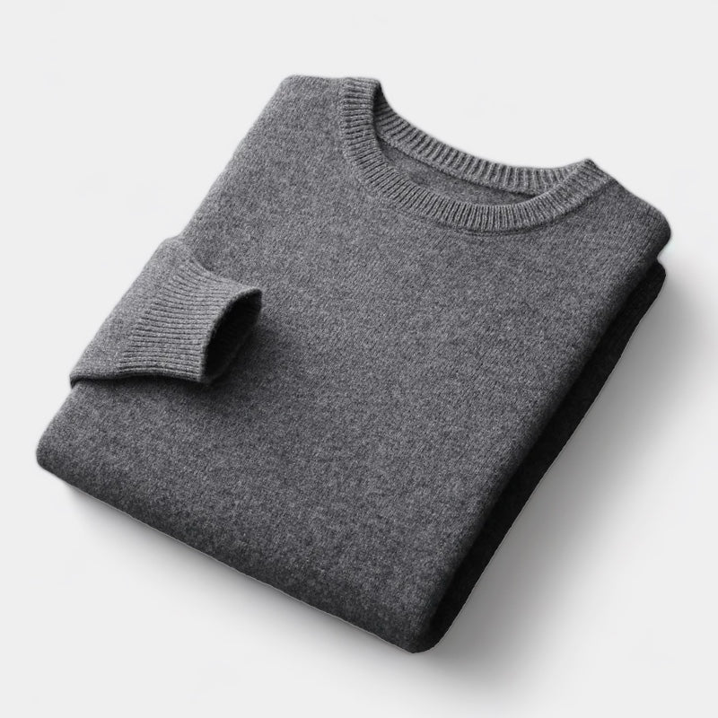 ThorneTailor™ | Merino Wool Round Collar Sweater