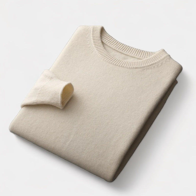 ThorneTailor™ | Merino Wool Round Collar Sweater