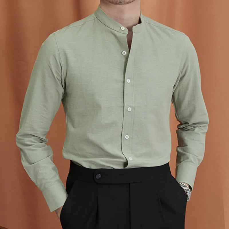 ThorneTailor™ | Mao Collar Shirt