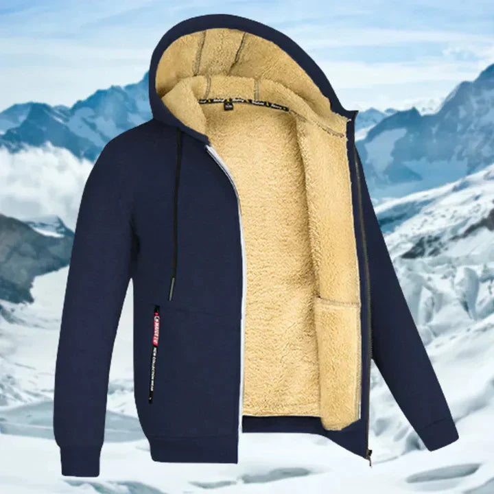 GILBERT -  WINTER JACKET WITH HOOD AND FLEECE